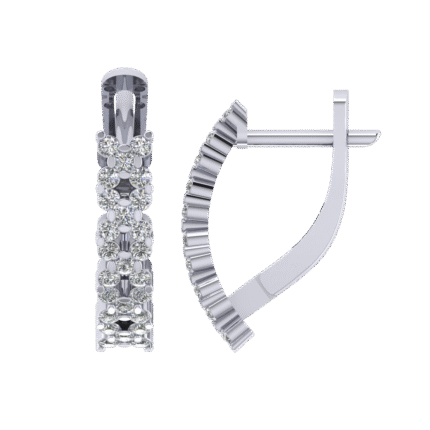 0.63 Karat Pırlanta Küpe